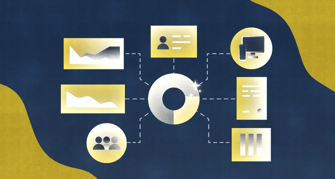 Financial reports and metrics connected into one view